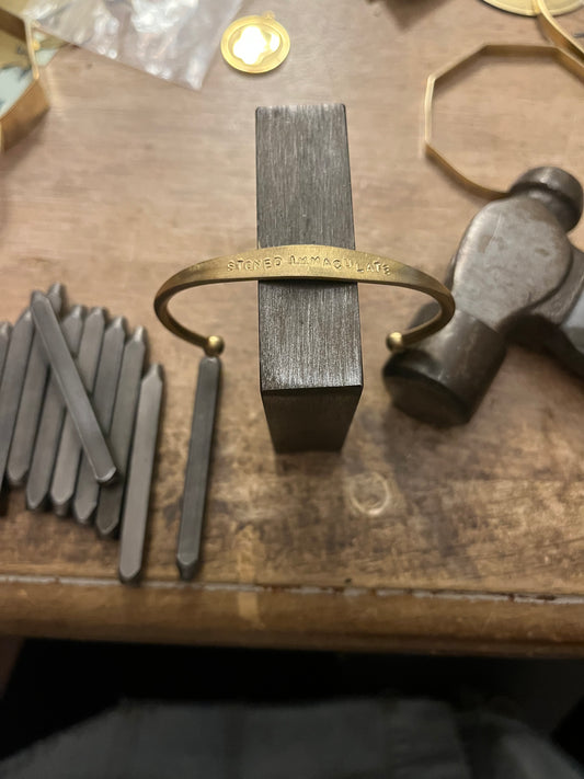 “Stoned Immaculate” Birch Cuff