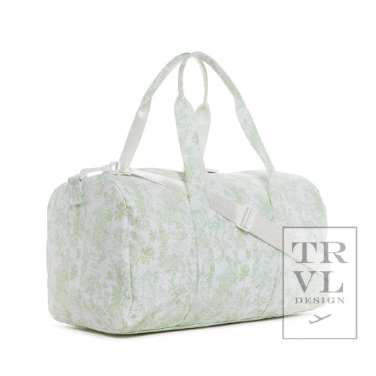 Weekender - Bunny Toile Green Duffel Bag