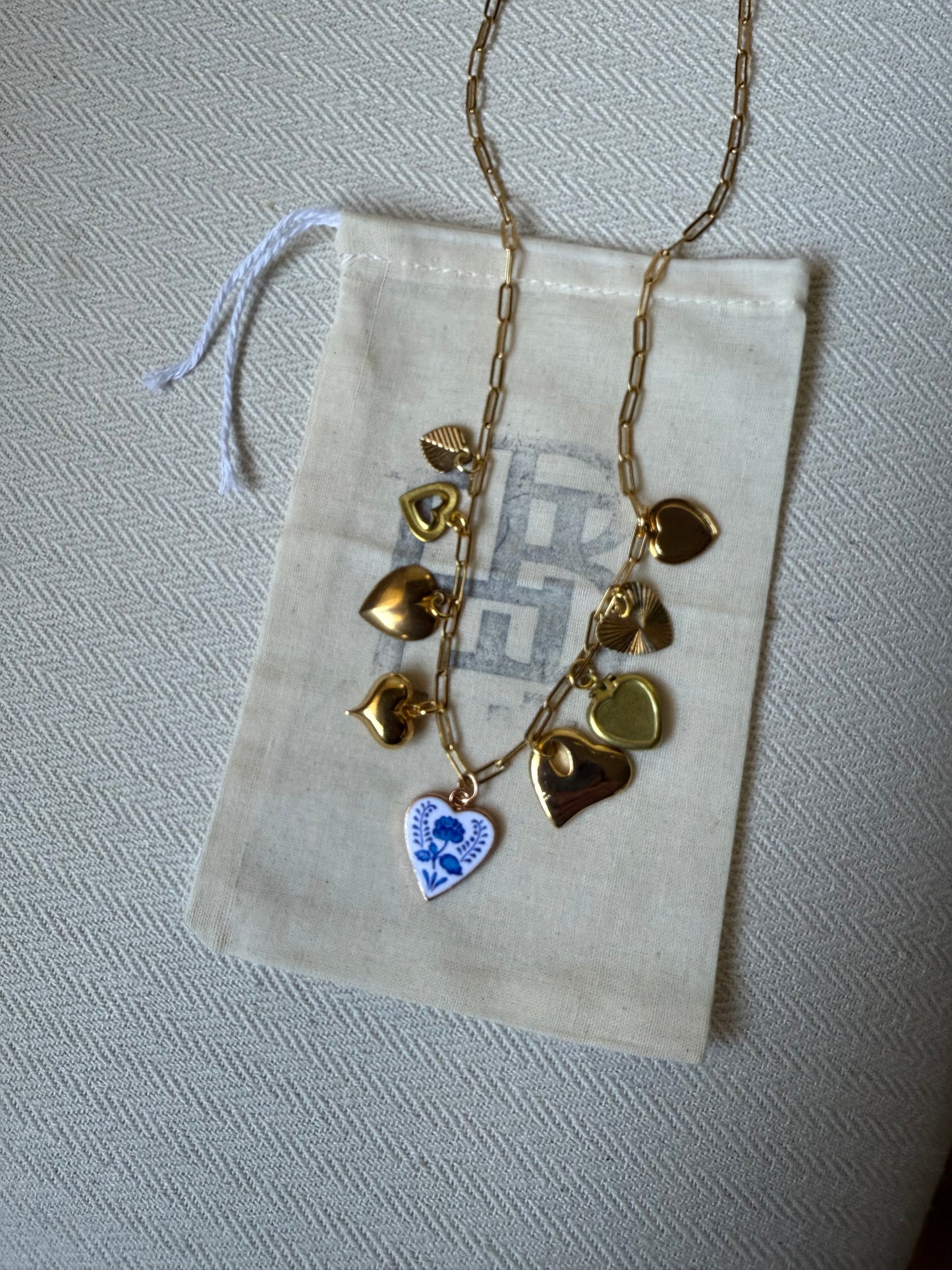 Queen Of Hearts Charm Necklace