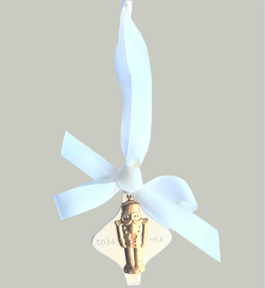 Nutcracker Custom Stamped Ornament