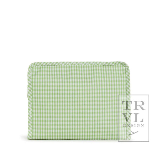 Roadie Medium - Gingham Leaf2