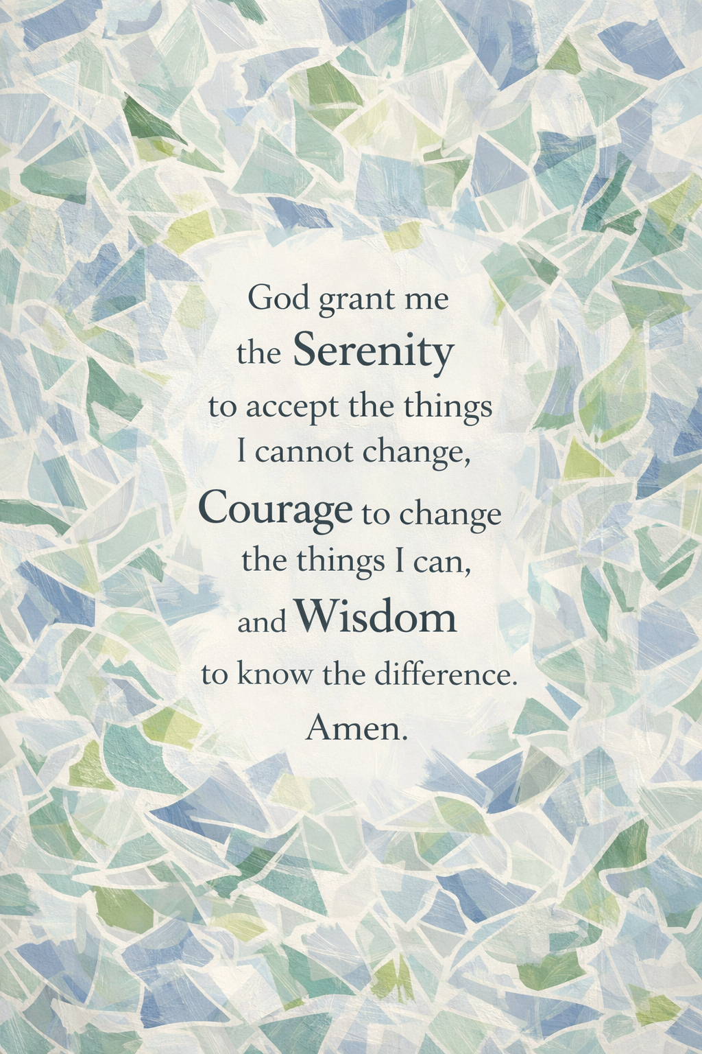 The Serenity Prayer Sea Salt (digital download)