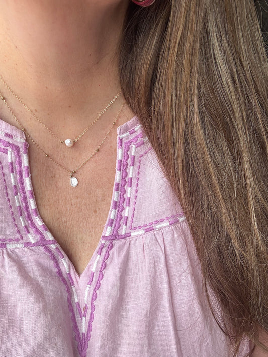 Nugget of Joy Pearl Necklace