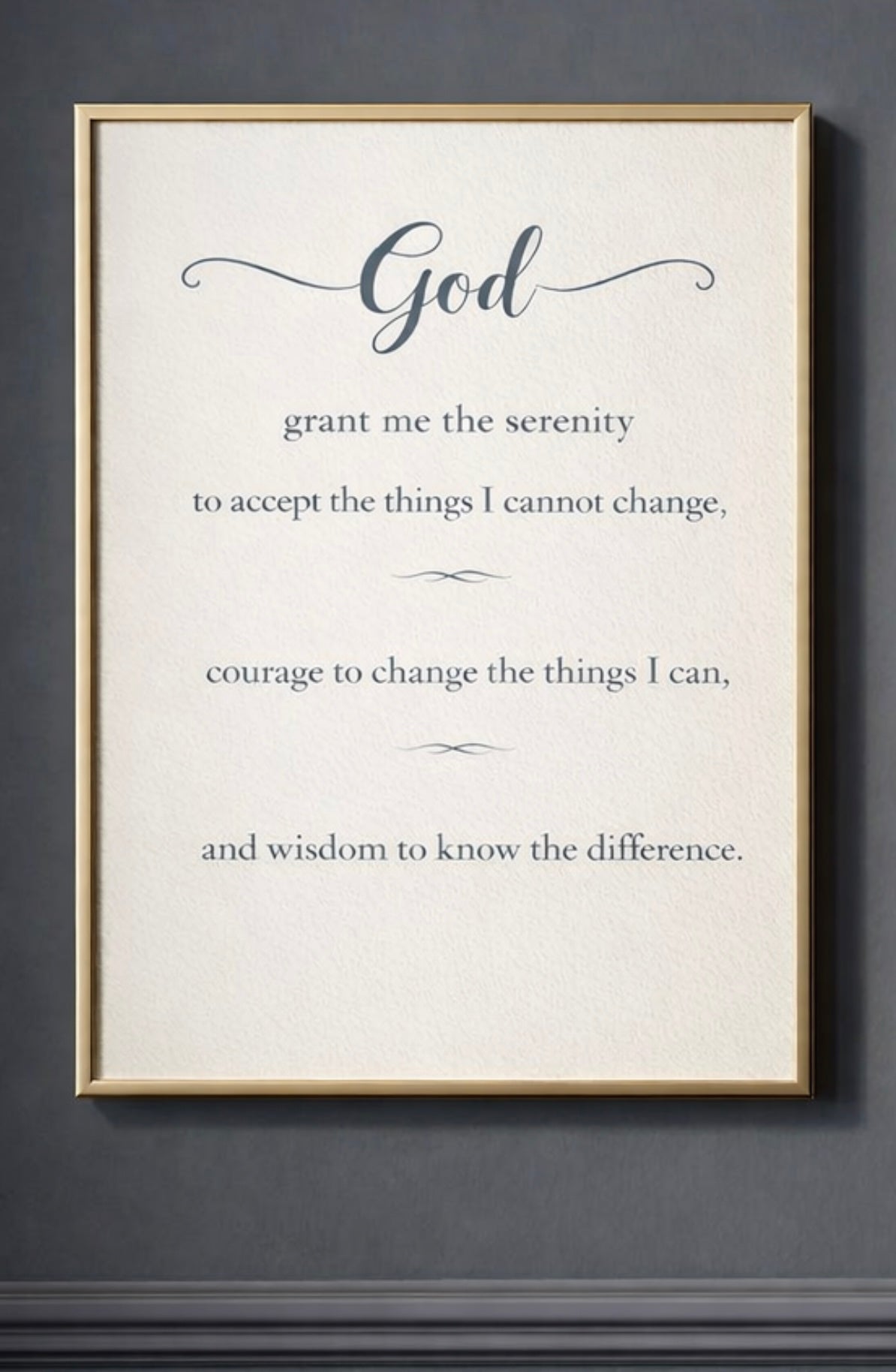 The Serenity Prayer Classic (digital download)