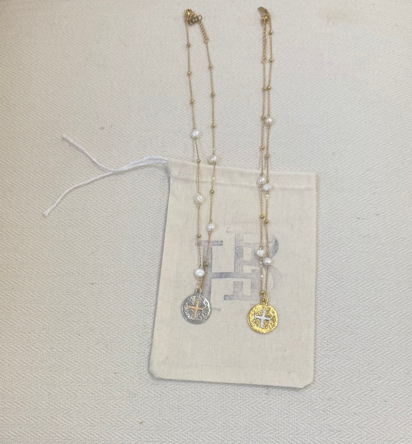 Cross and Pearls