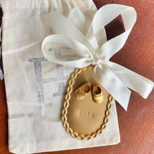 Collector’s Vintage Brass Baby Shoes( Limited Edition)