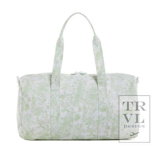 Weekender - Bunny Toile Green Duffel Bag