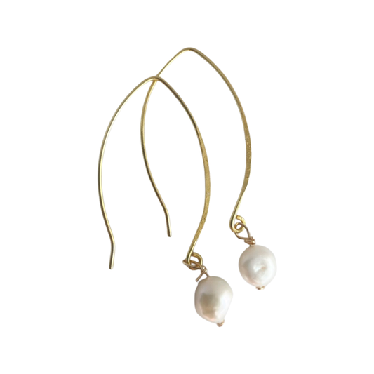 Threader Freshwater Pearls Earring