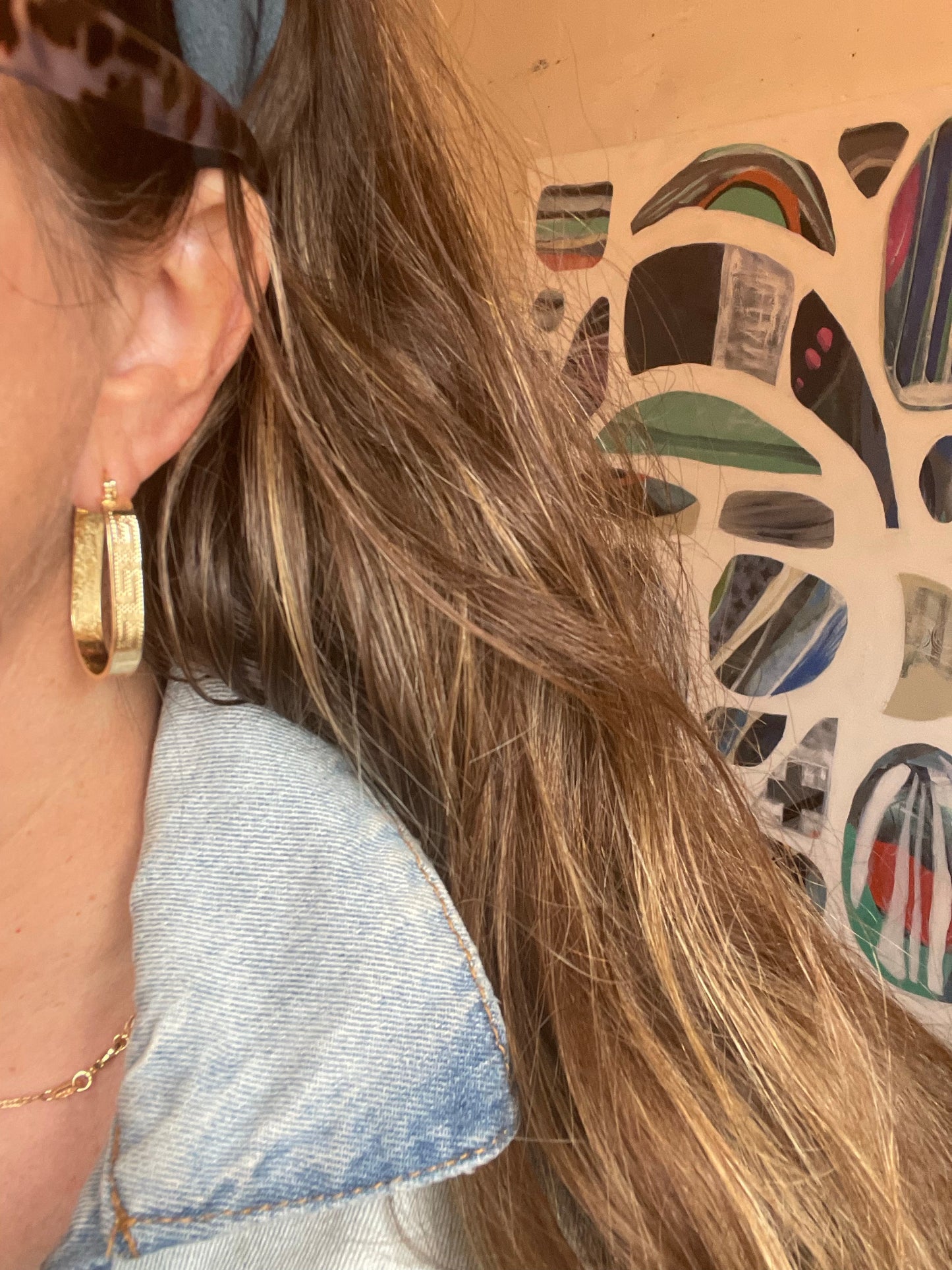 Greek Key Hoops