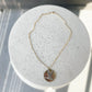 Round Top Vintage Duck Charm Necklace