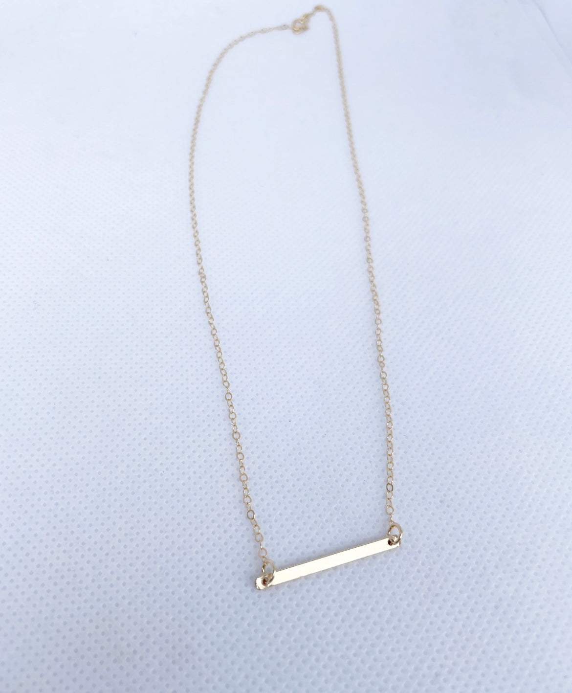 Bristol 14k Gold Filled Bar Necklace