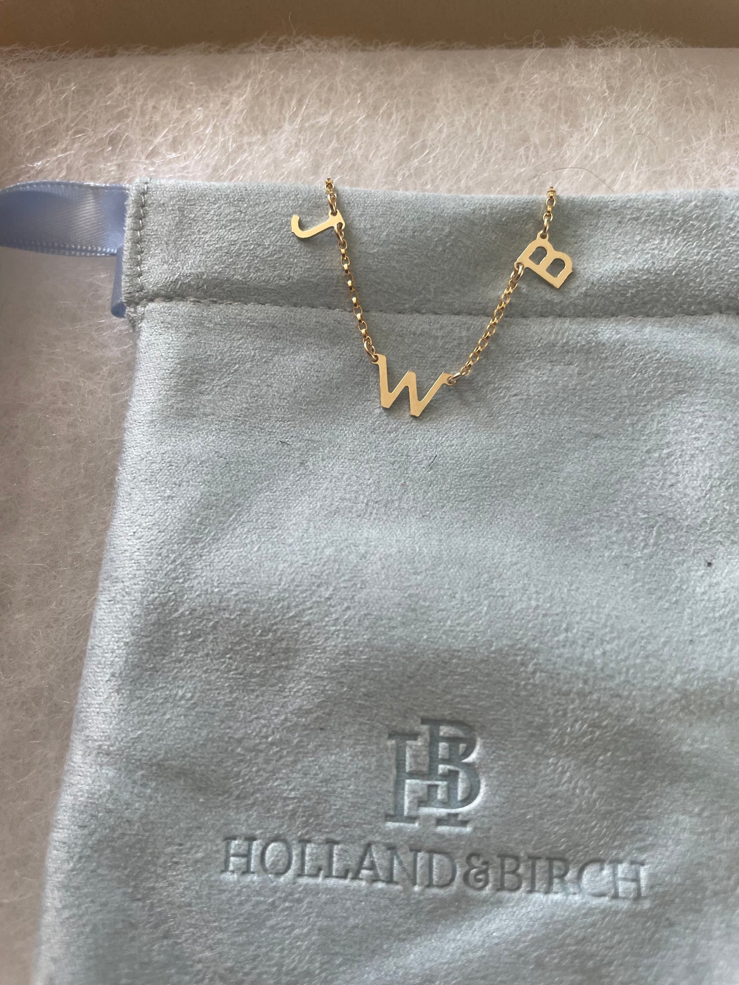 Birch Initial Necklace