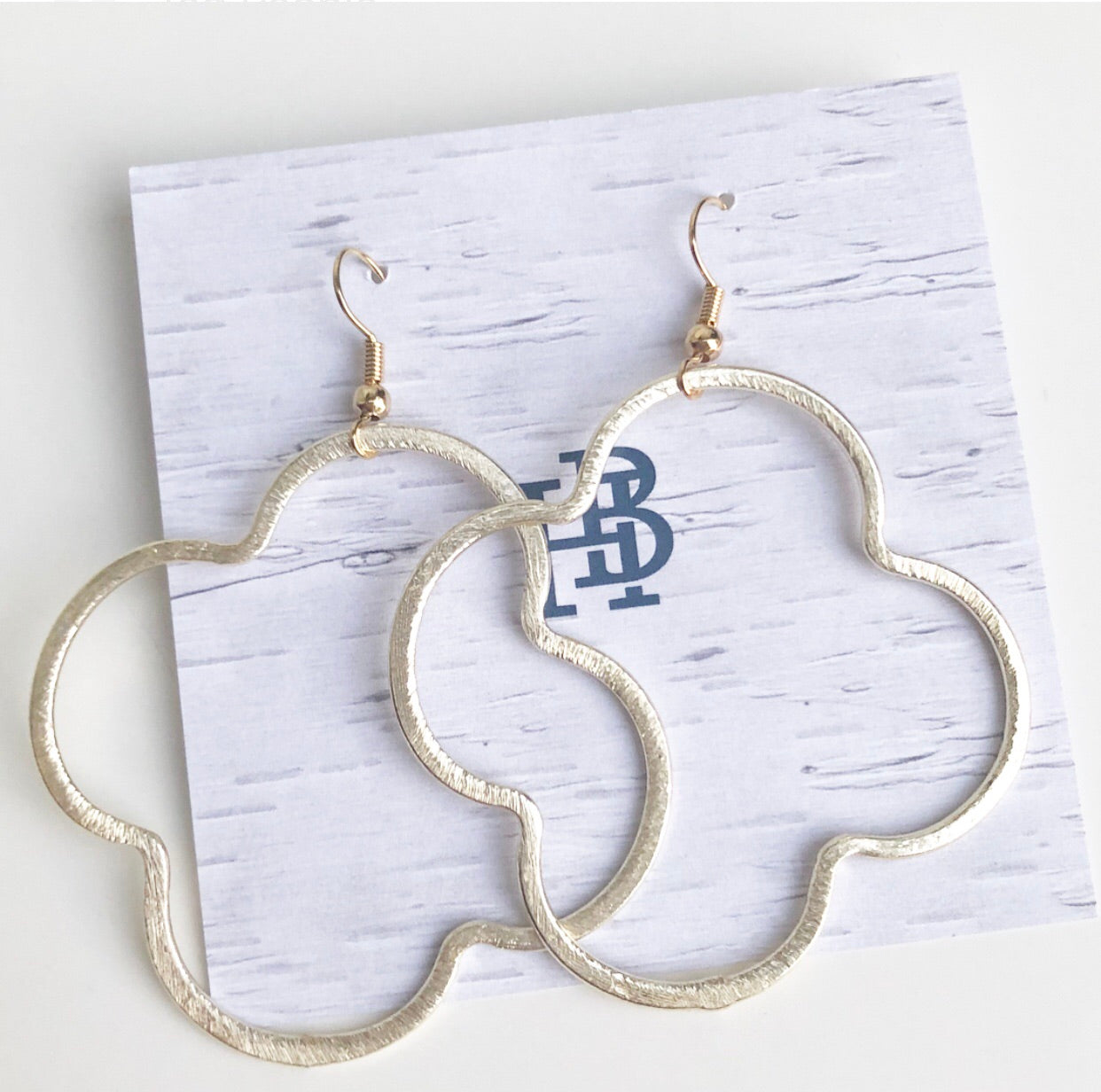 Quatrefoil 2” Earrings