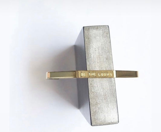 “Be The Light” | Stamped Milla Cuff