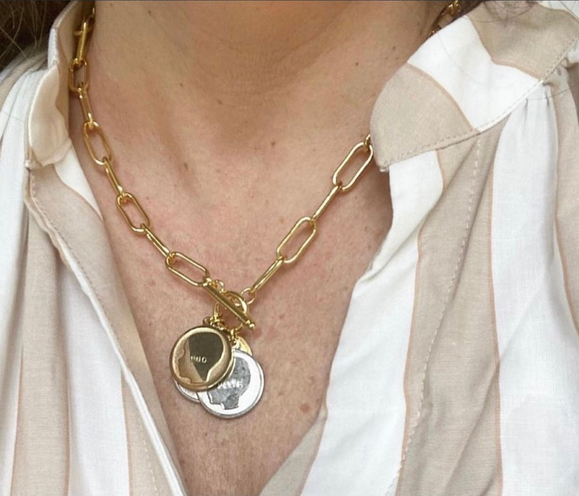 Beloved Silhouette Necklace | 24k Gold Filled
