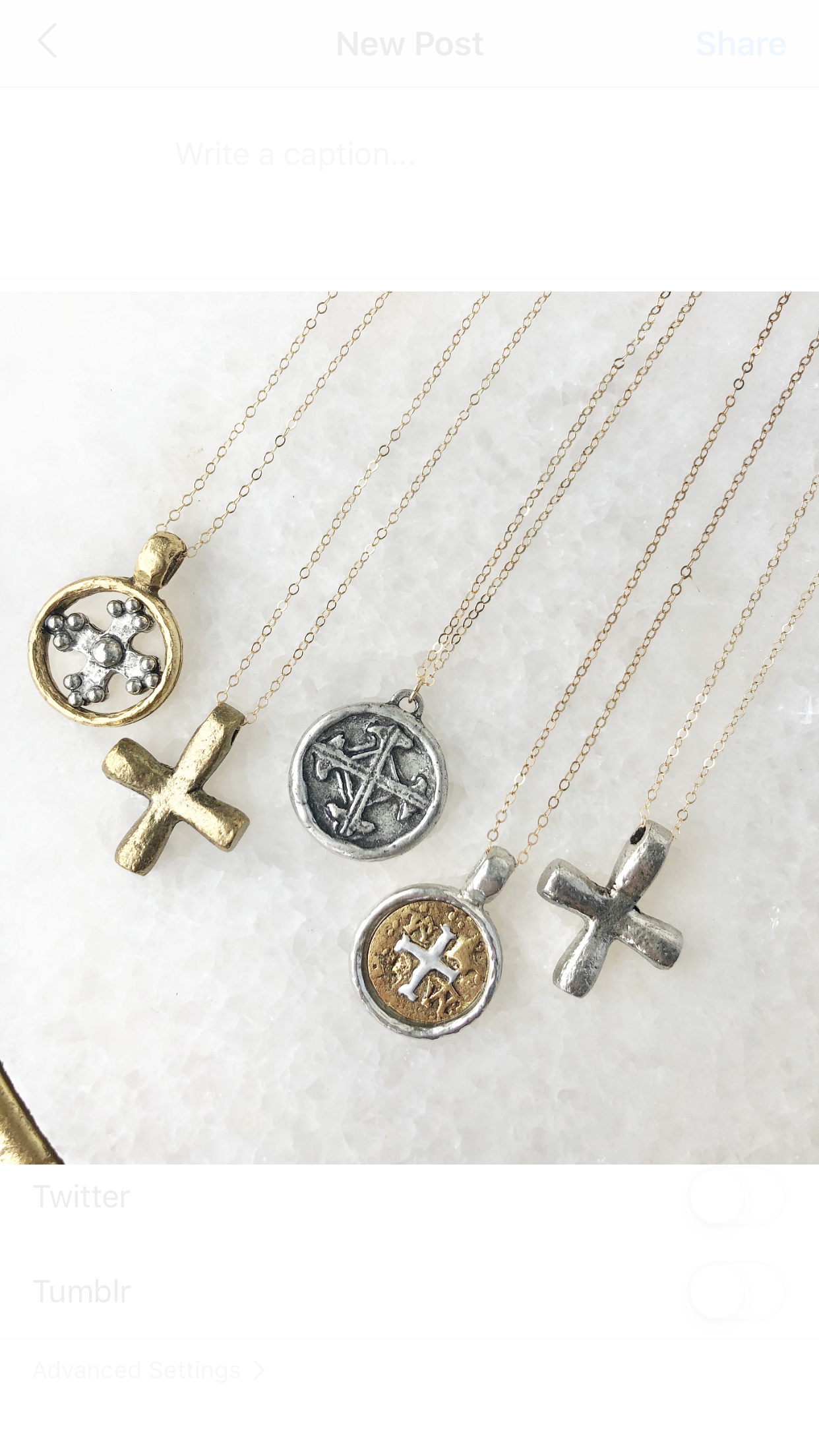 Lent Cross Necklace