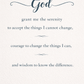 The Serenity Prayer  Classic (digital download)