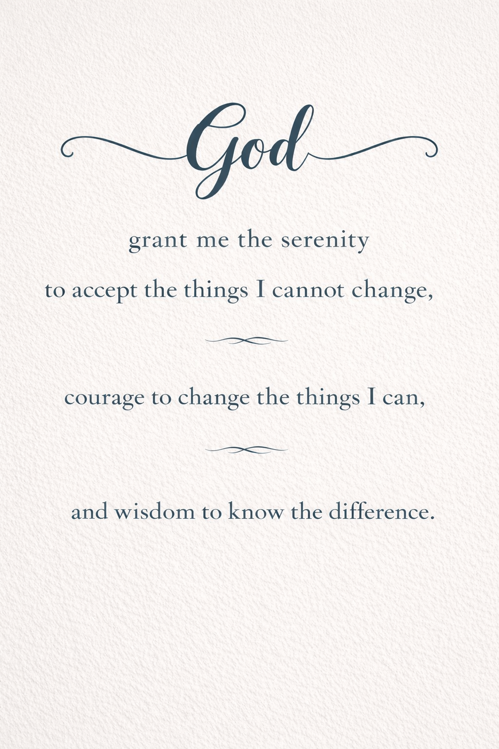 The Serenity Prayer  Classic (digital download)