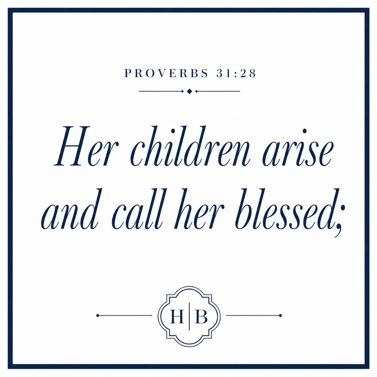 Proverbs 31:28 Engraved Milla Cuff