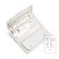 Luxe Bridal Jewelry Wallet -  Woven White