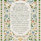 The Lord’s Prayer Botantical Motif (digital download)
