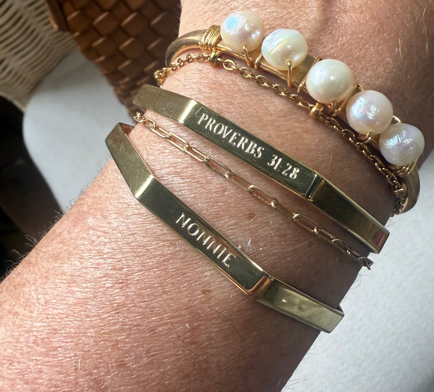 Milla Engraved Cuff