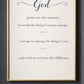 The Serenity Prayer  Classic (digital download)