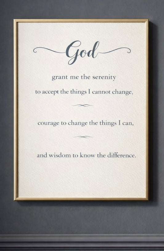 The Serenity Prayer  Classic (digital download)