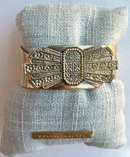 Round Top Art Deco Cuff