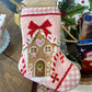 Gingerbread House Bauble Stocking