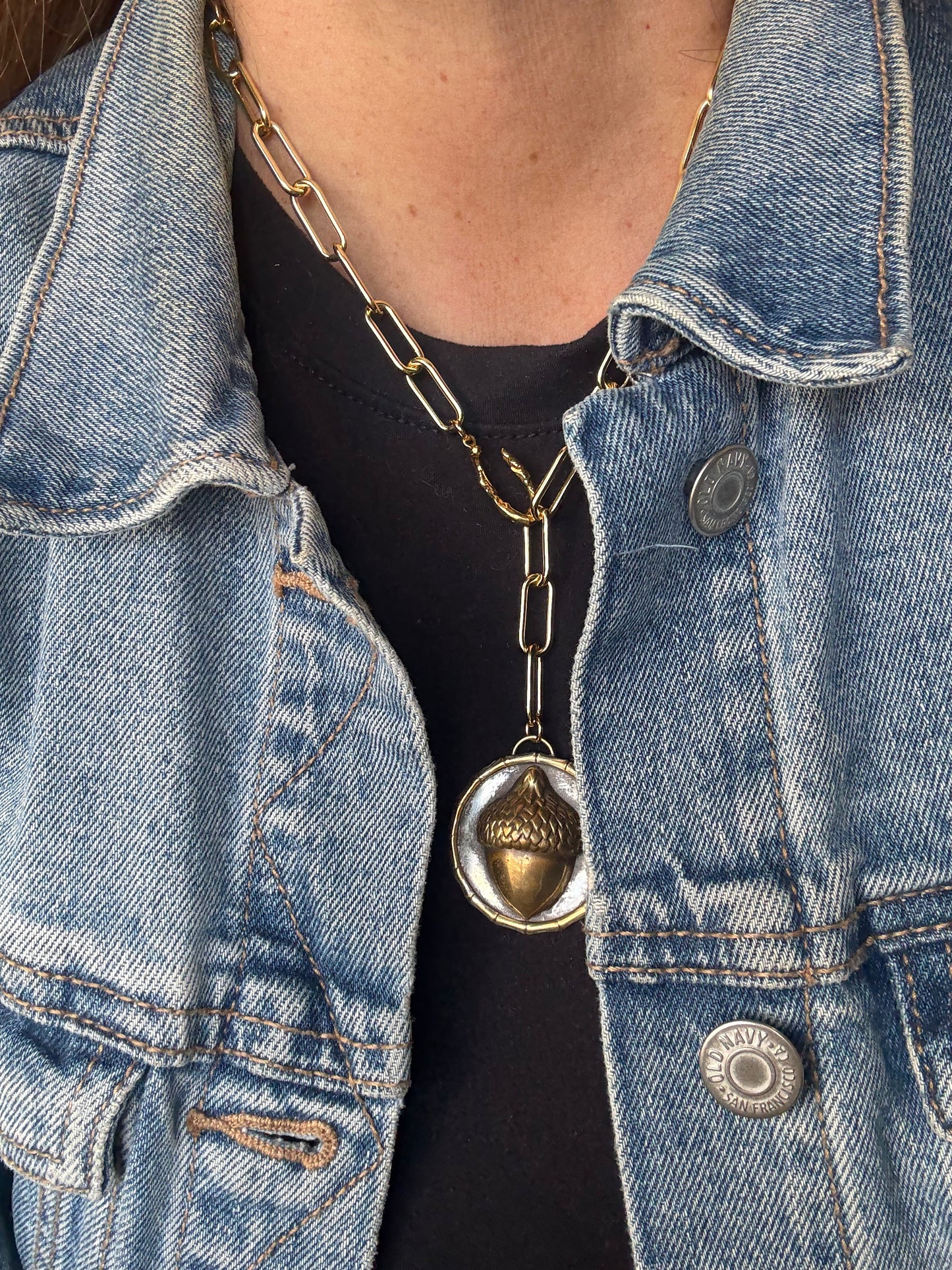 Acorn Charm Necklace