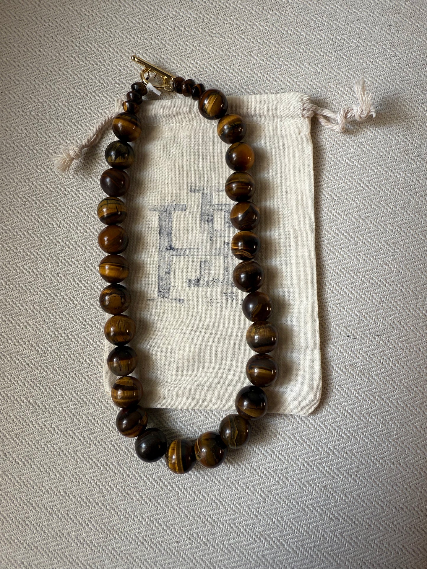 Tiger Eye Chunky Necklace