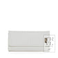 Luxe Bridal Jewelry Wallet -  Woven White