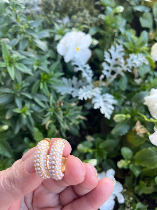 Pearl Hoops