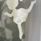 Vintage Ballerina Ornament | Stamped Brass