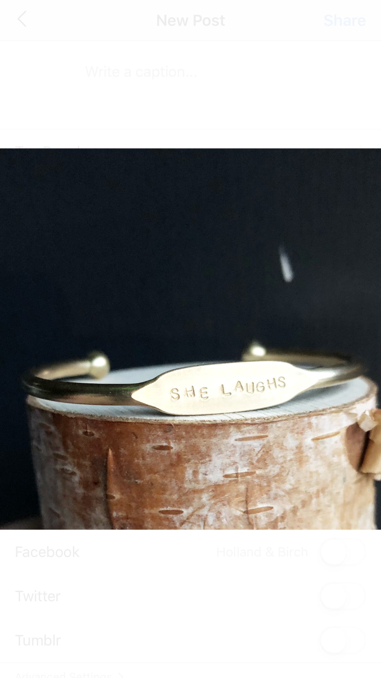 “She Laughs” | Scripture Inspired Hall Cuff