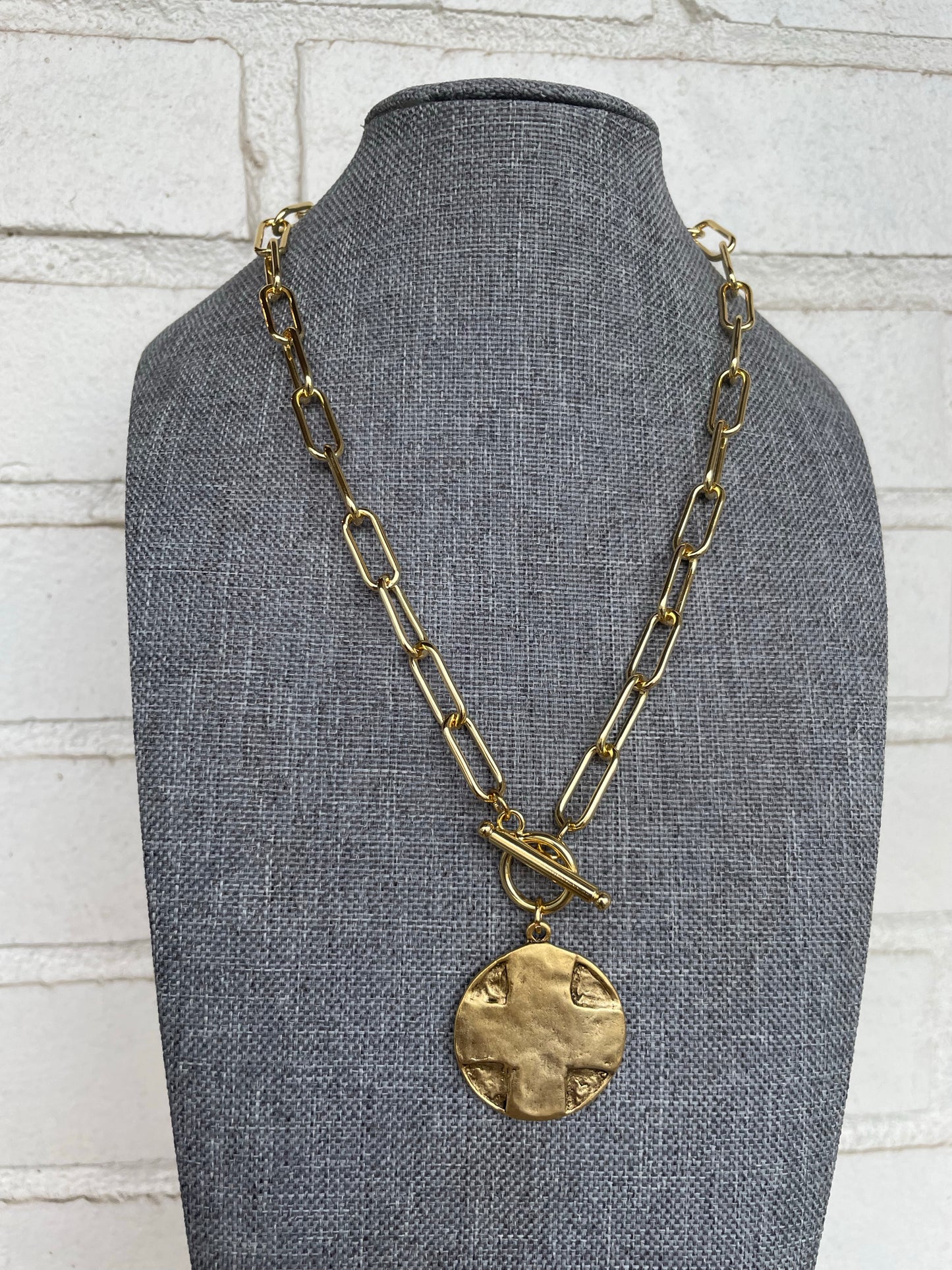 Lord’s Prayer Charm Necklace | 24k Gold Plated
