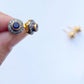 Sapphire & Pave Diamond Earrings