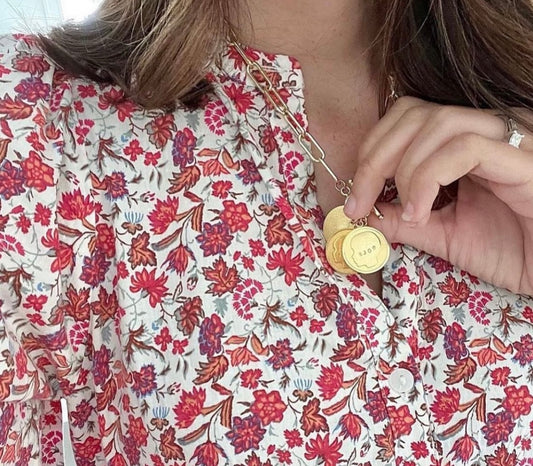 Beloved Silhouette Necklace | 24k Gold Filled