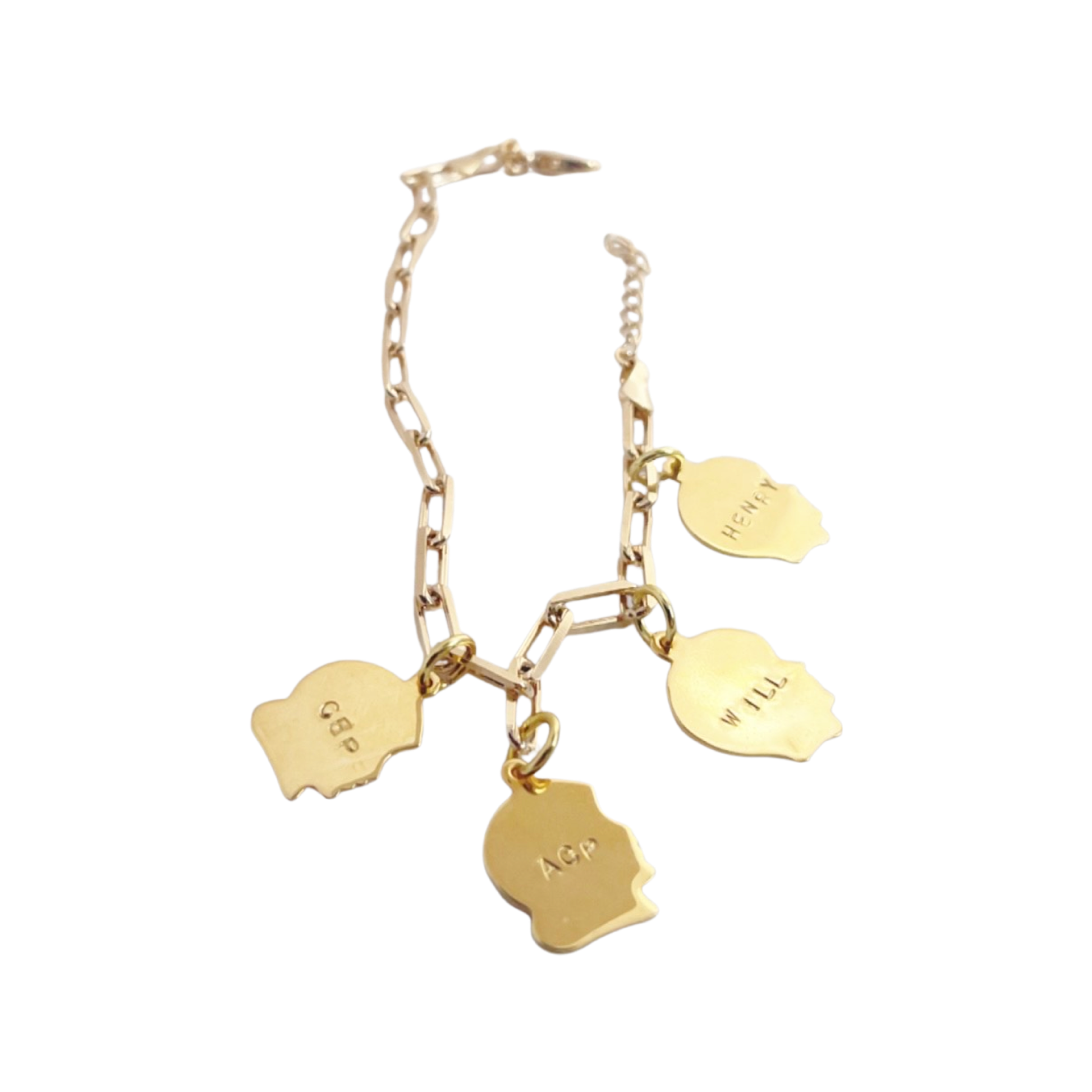 Child silhouette 2025 charm bracelet