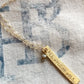 “All Will Be Well” | Bar Stamped Necklace