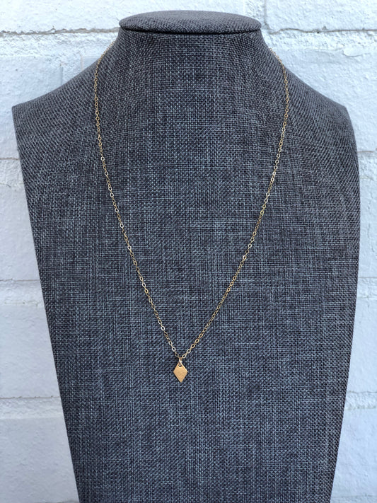 Milla Diamond Necklace | 14k Gold Filled